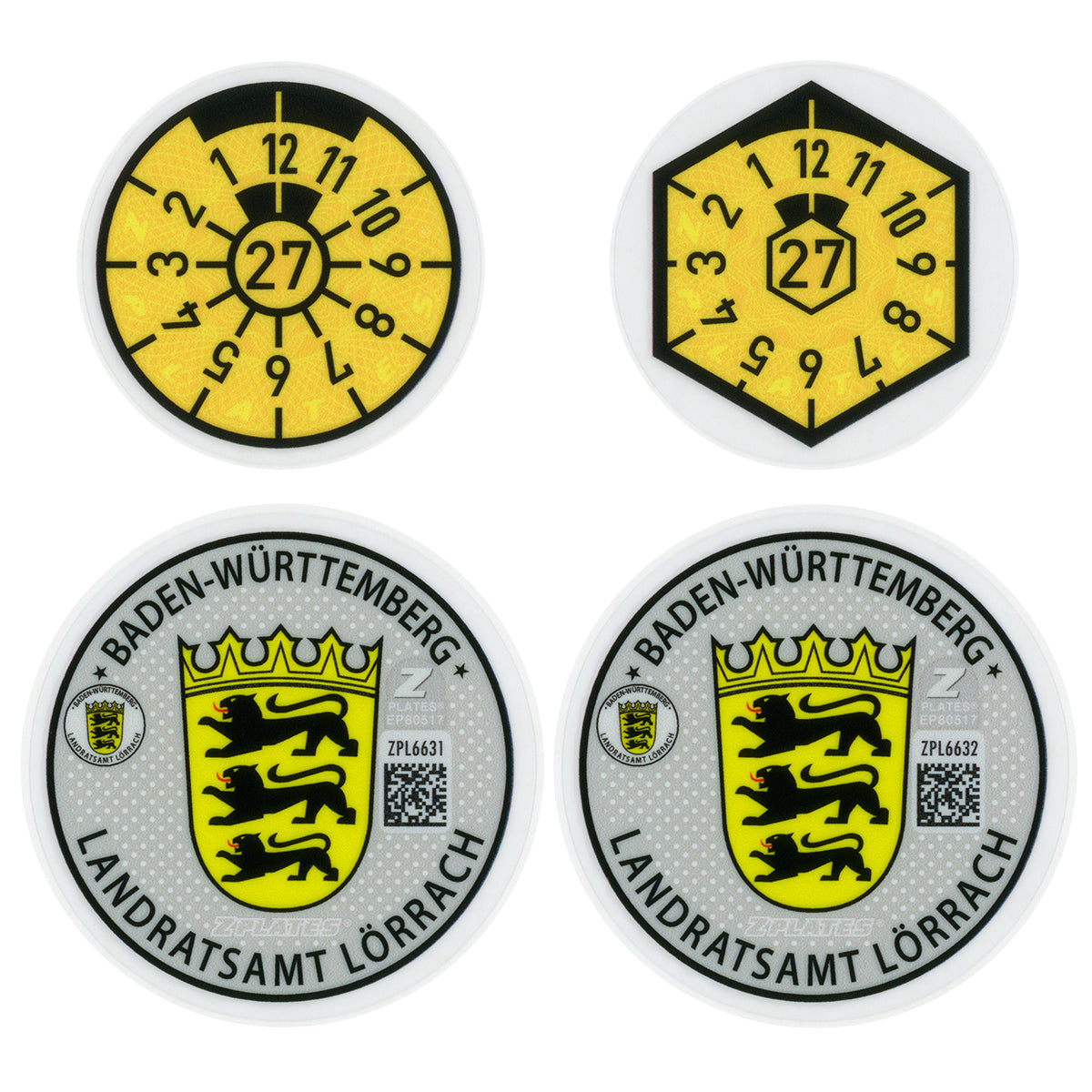 Lörrach Registration Seal (LÖ)