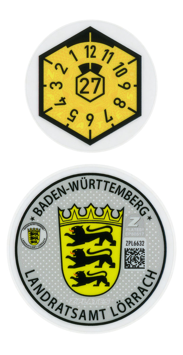 Lörrach Registration Seal (LÖ)