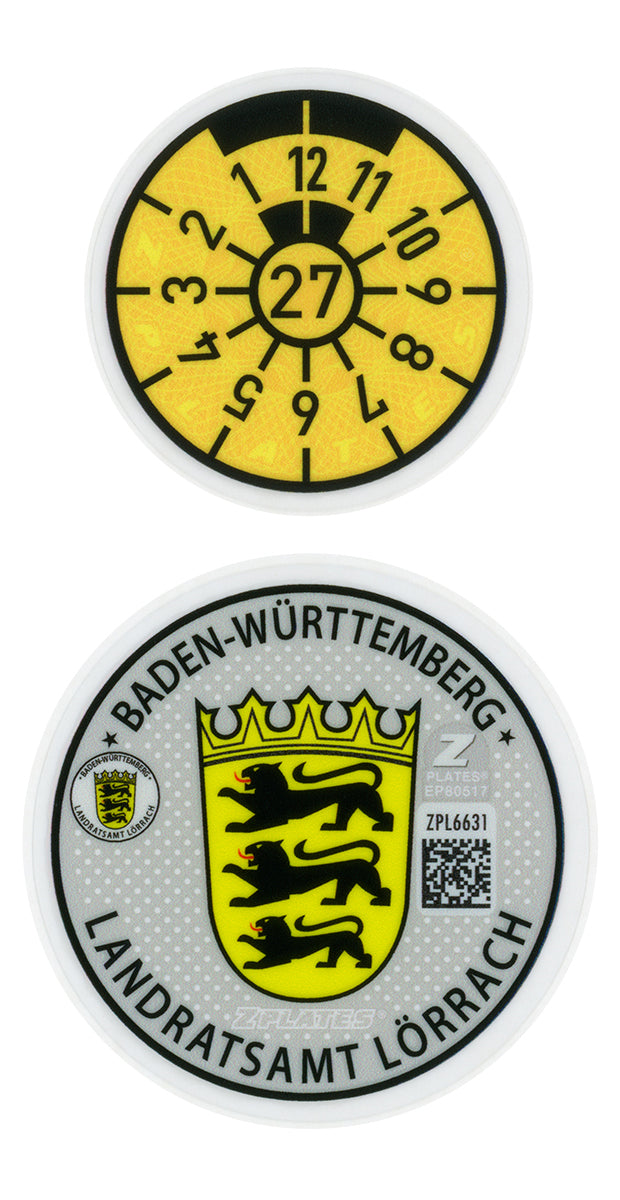 Lörrach Registration Seal (LÖ)