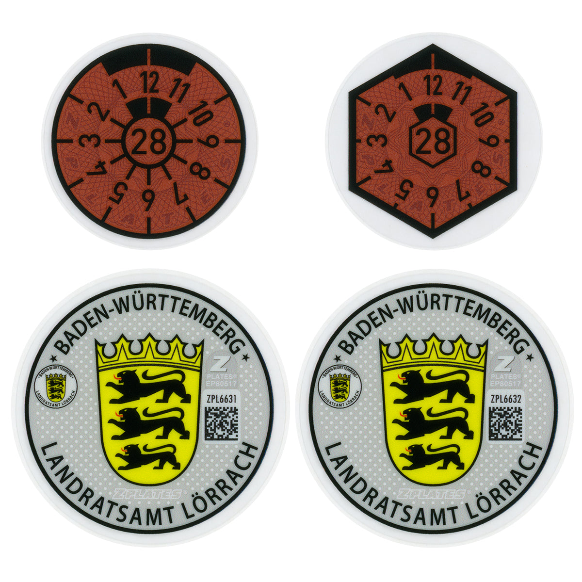 Lörrach Registration Seal (LÖ)