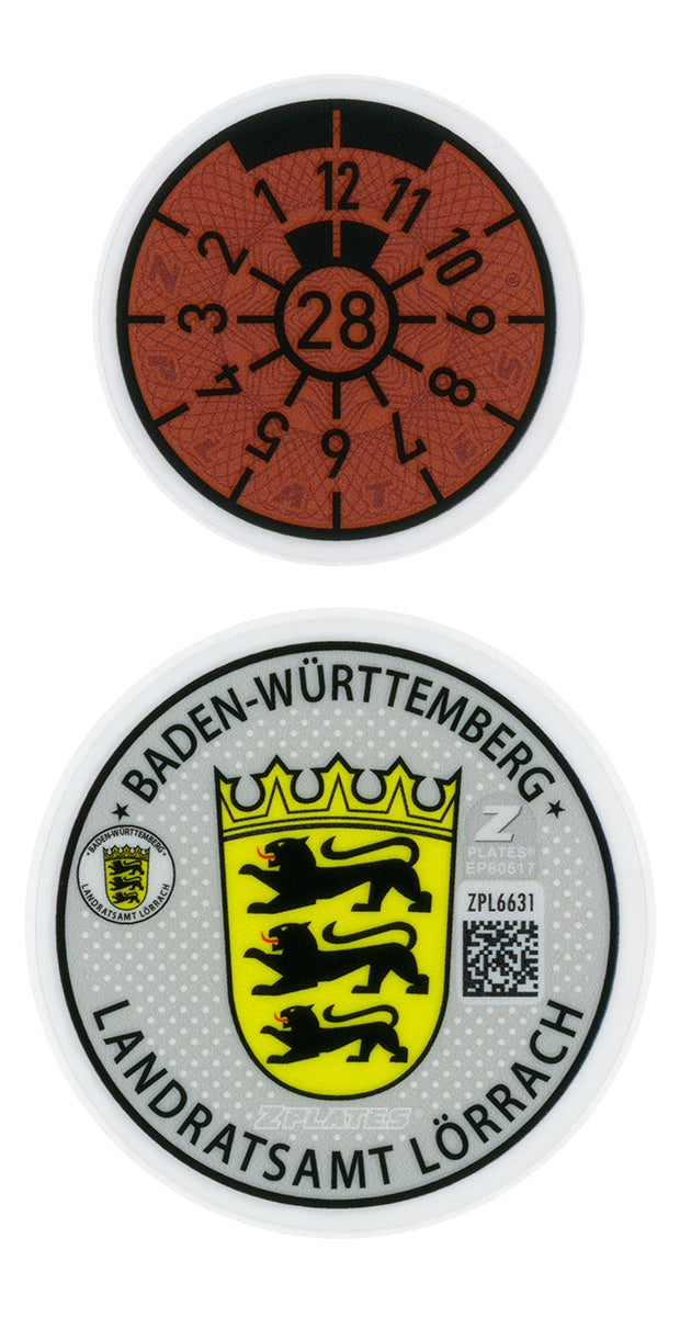 Lörrach Registration Seal (LÖ)