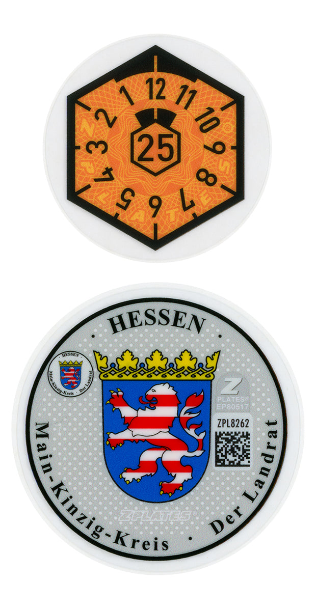 Main-Kinzig-Kreis Registration Seal (MKK)