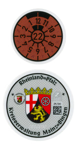 Mainz-Bingen Registration Seal (MZ)