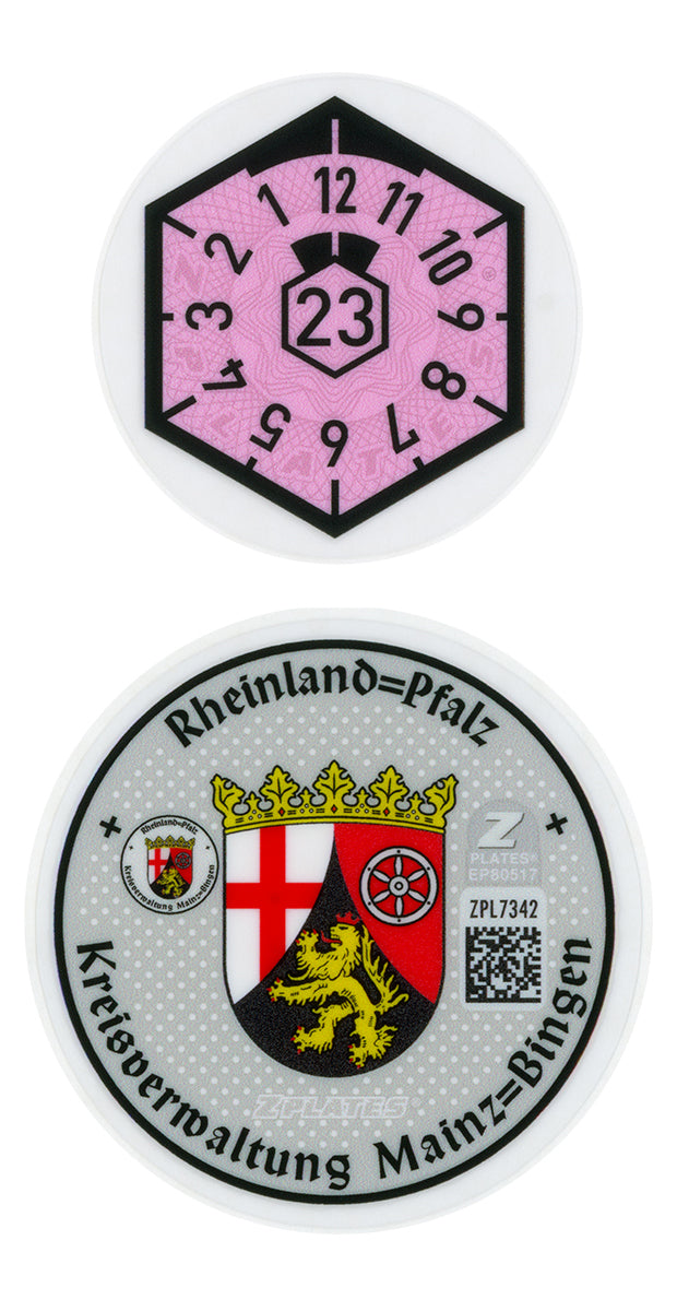 Mainz-Bingen Registration Seal (MZ)