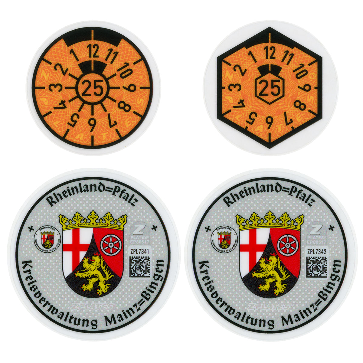 Mainz-Bingen Registration Seal (MZ)