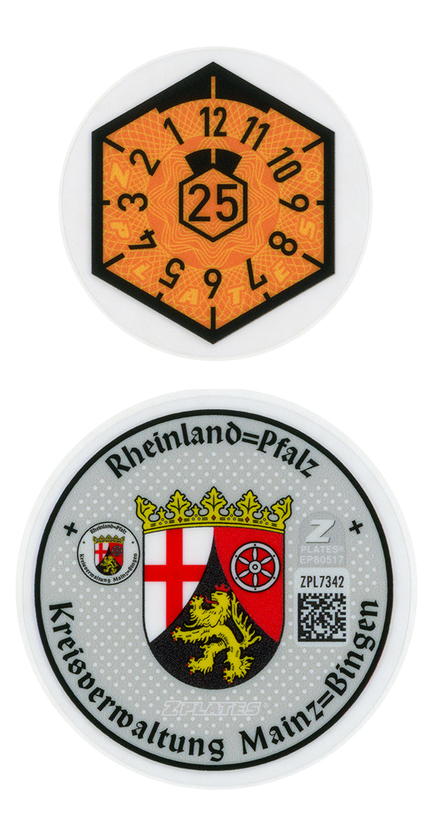 Mainz-Bingen Registration Seal (MZ)