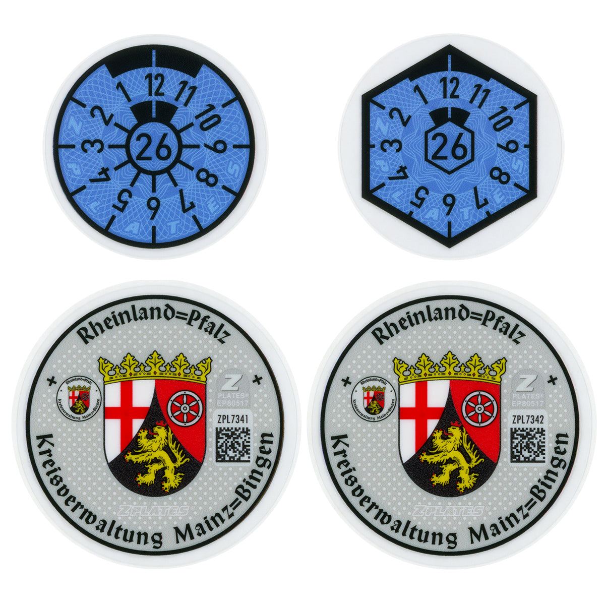 Mainz-Bingen Registration Seal (MZ)