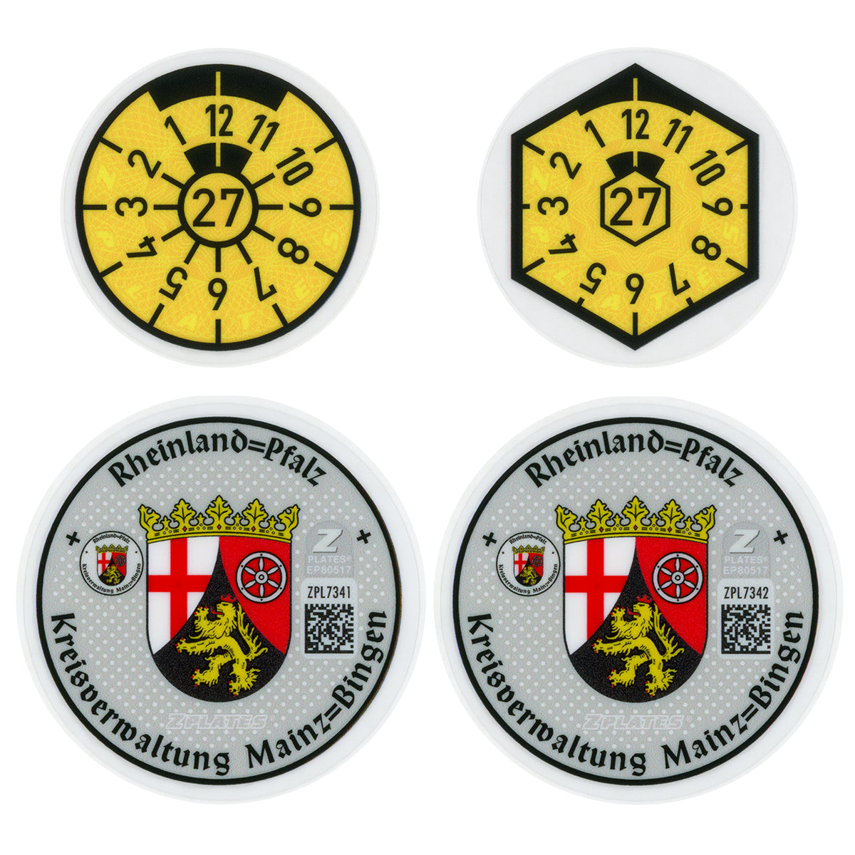 Mainz-Bingen Registration Seal (MZ)