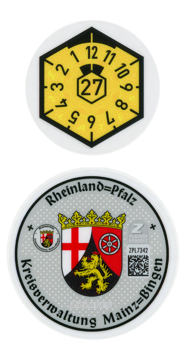 Mainz-Bingen Registration Seal (MZ)