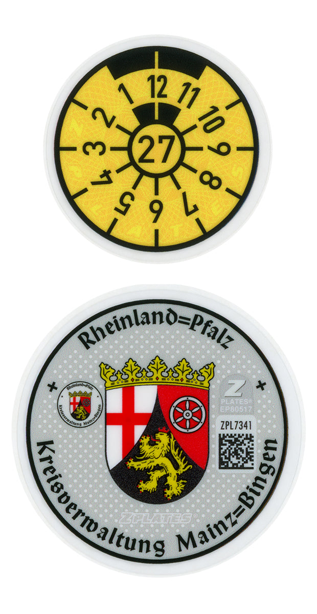 Mainz-Bingen Registration Seal (MZ)