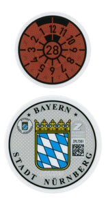 Nürnberg / Nuremberg Registration Seal (N)