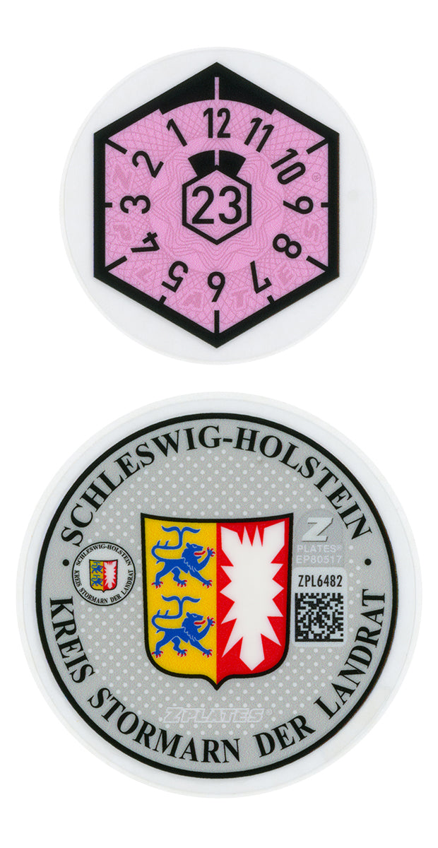 Bad Oldesloe & Stormarn Registration Seal (OD)