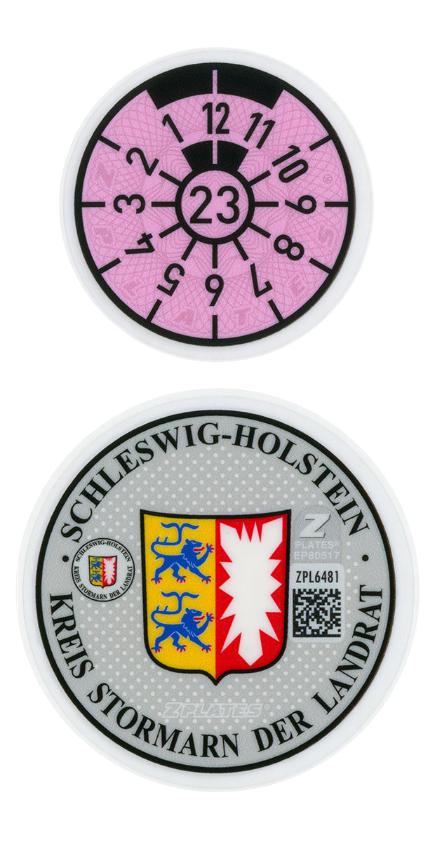 Bad Oldesloe & Stormarn Registration Seal (OD)