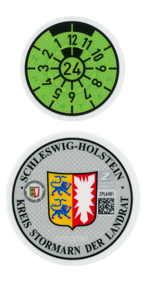 Bad Oldesloe & Stormarn Registration Seal (OD)