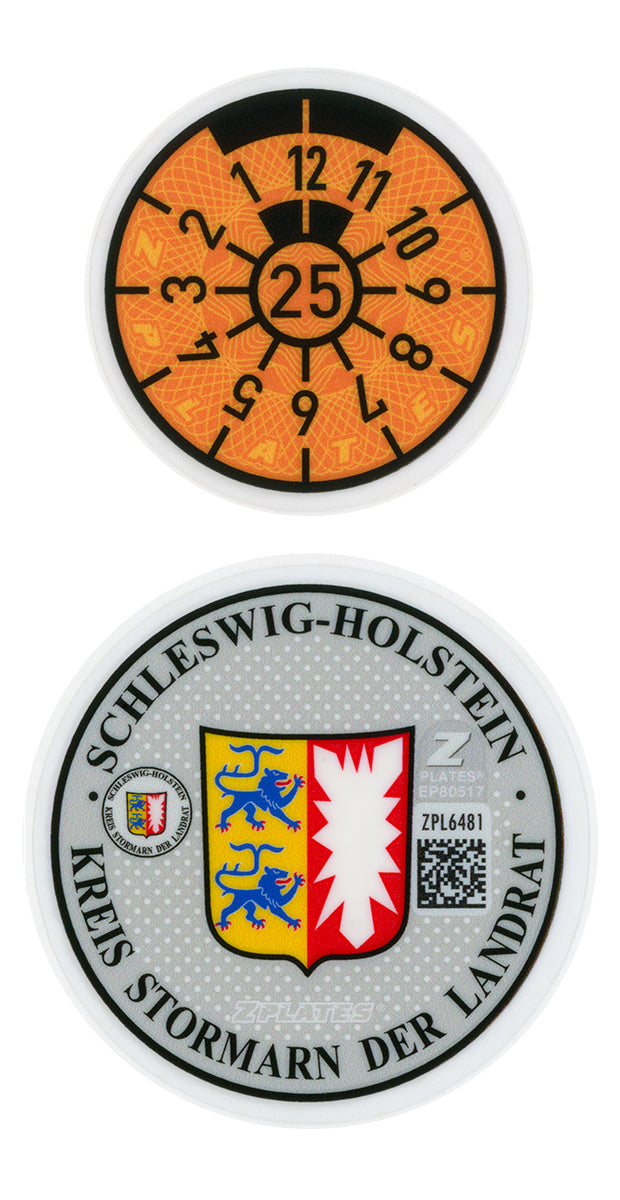 Bad Oldesloe & Stormarn Registration Seal (OD)