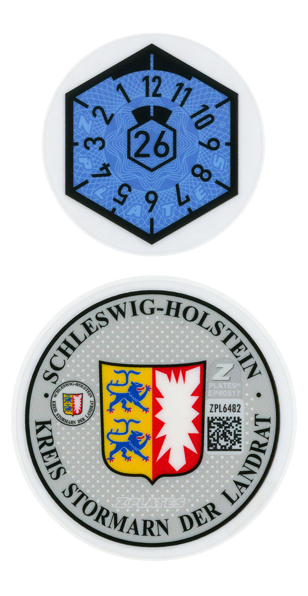 Bad Oldesloe & Stormarn Registration Seal (OD)