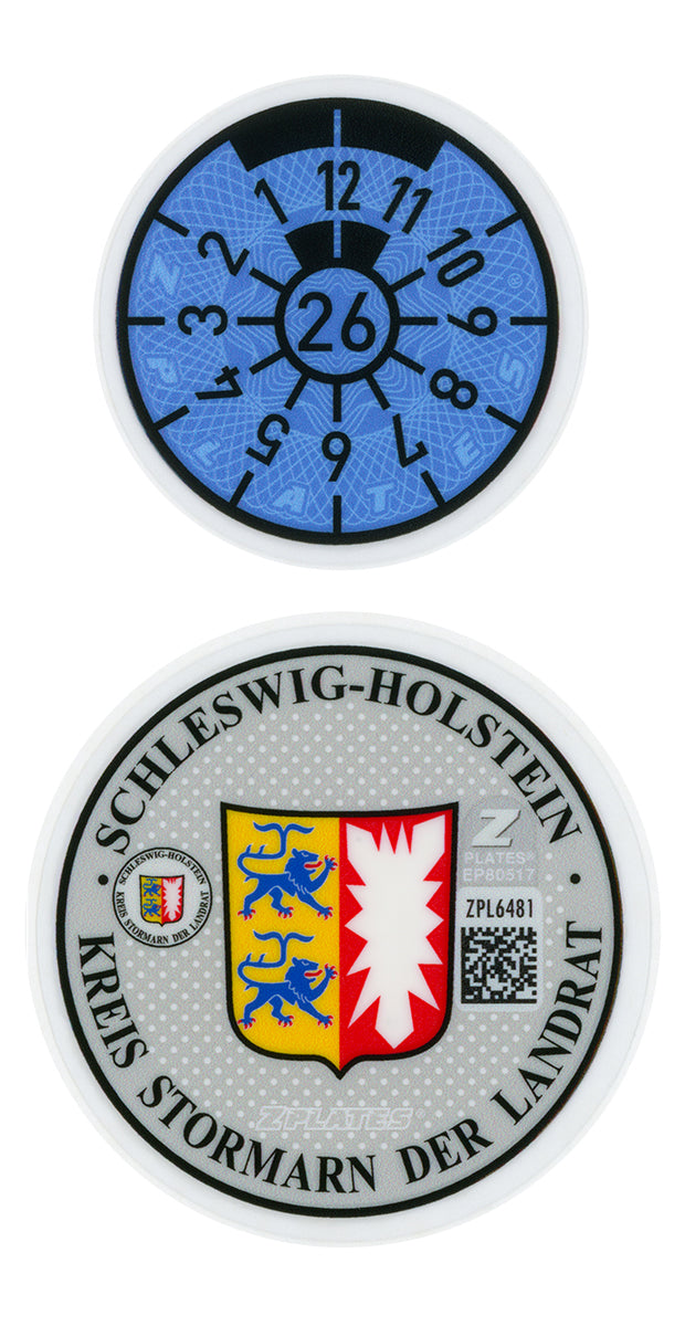 Bad Oldesloe & Stormarn Registration Seal (OD)