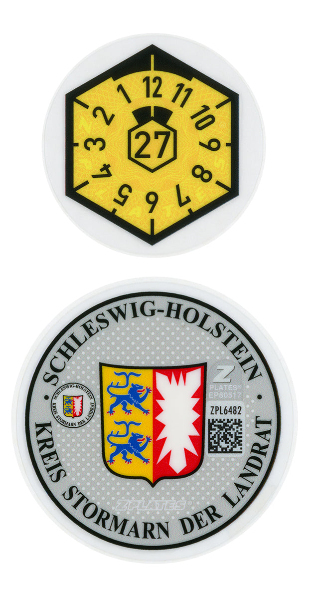 Bad Oldesloe & Stormarn Registration Seal (OD)