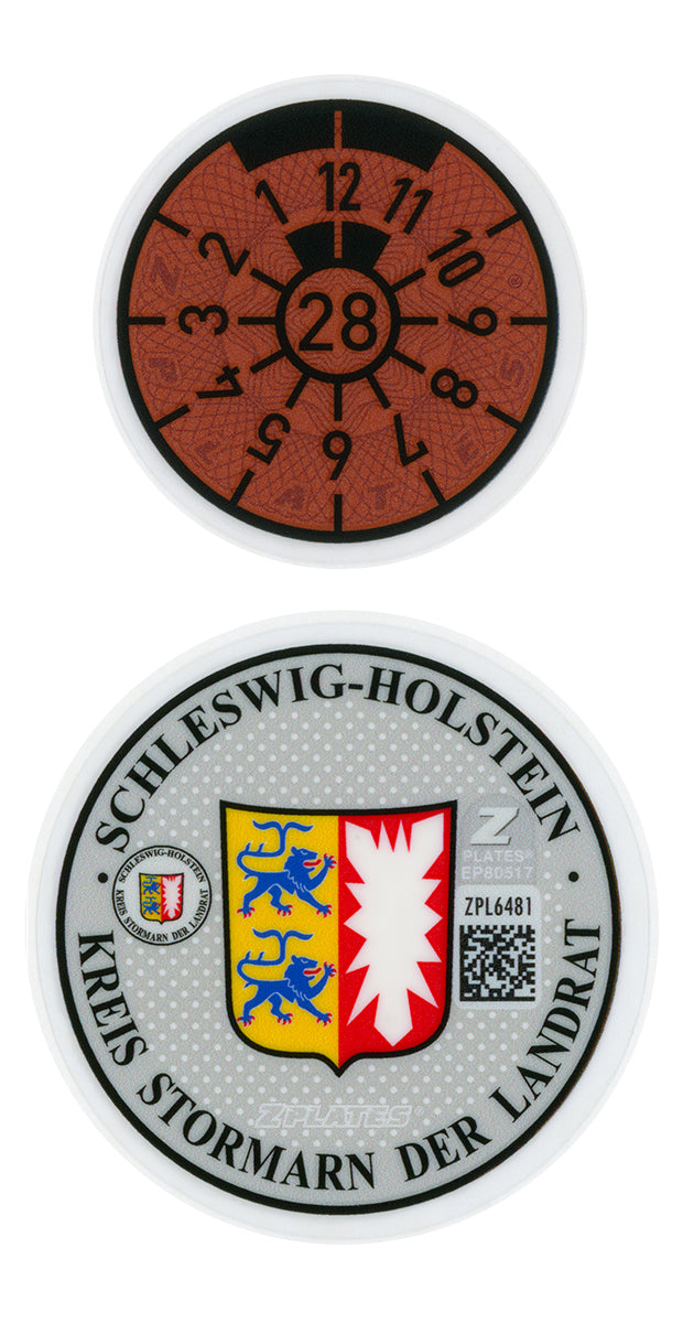 Bad Oldesloe & Stormarn Registration Seal (OD)