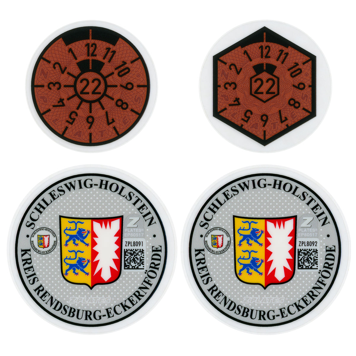 Rendsburg-Eckernförde Registration Seal (RD)