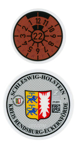 Rendsburg-Eckernförde Registration Seal (RD)