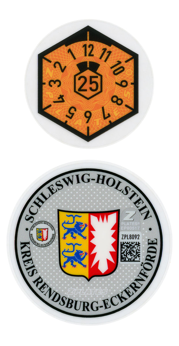 Rendsburg-Eckernförde Registration Seal (RD)