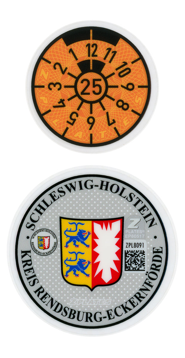 Rendsburg-Eckernförde Registration Seal (RD)