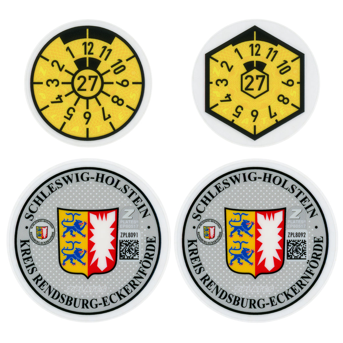 Rendsburg-Eckernförde Registration Seal (RD)