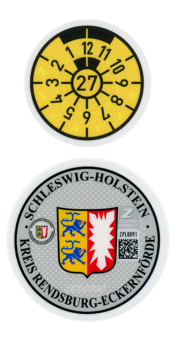 Rendsburg-Eckernförde Registration Seal (RD)