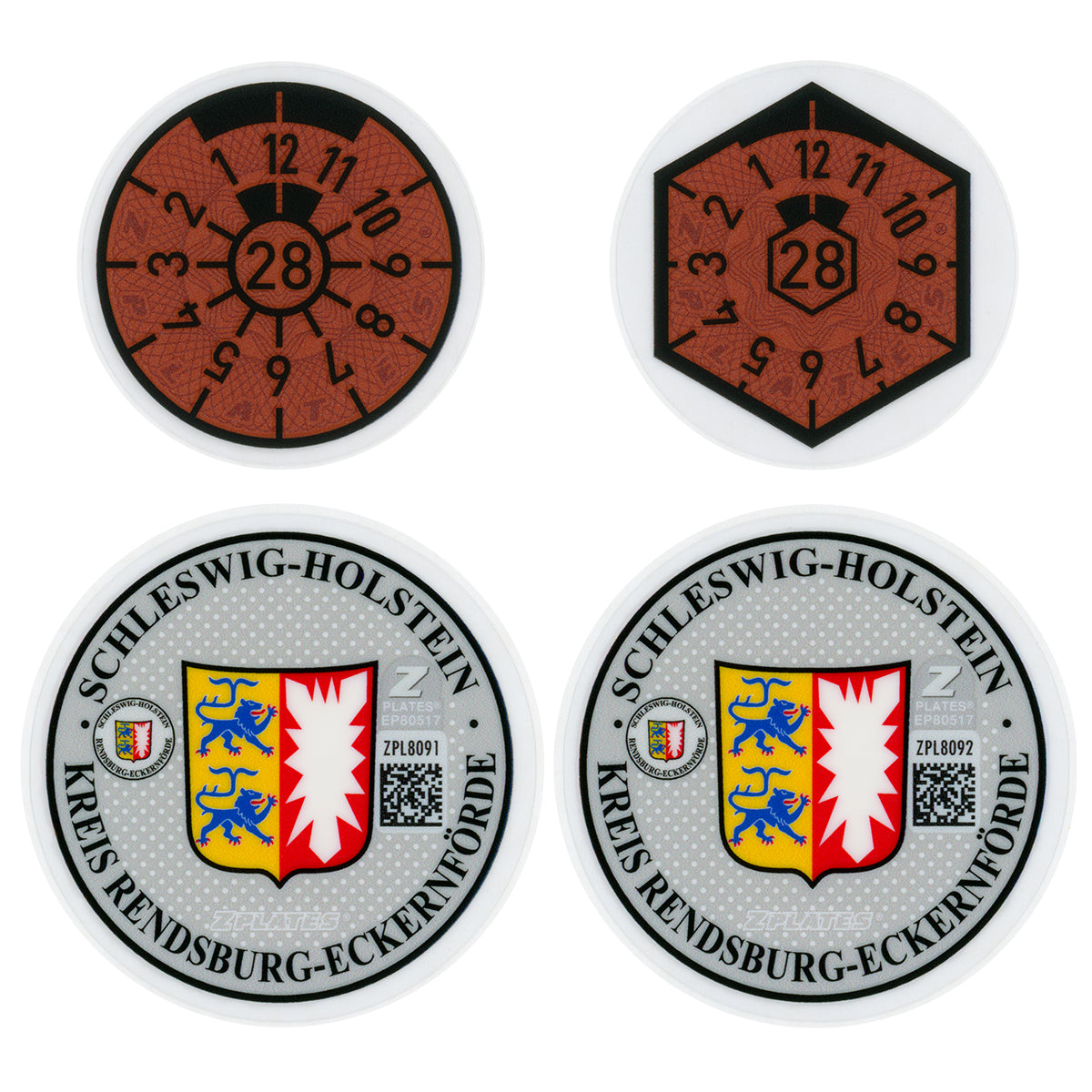 Rendsburg-Eckernförde Registration Seal (RD)