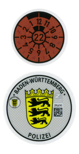 Stuttgart / Baden-Württemberg Police Registration Seal