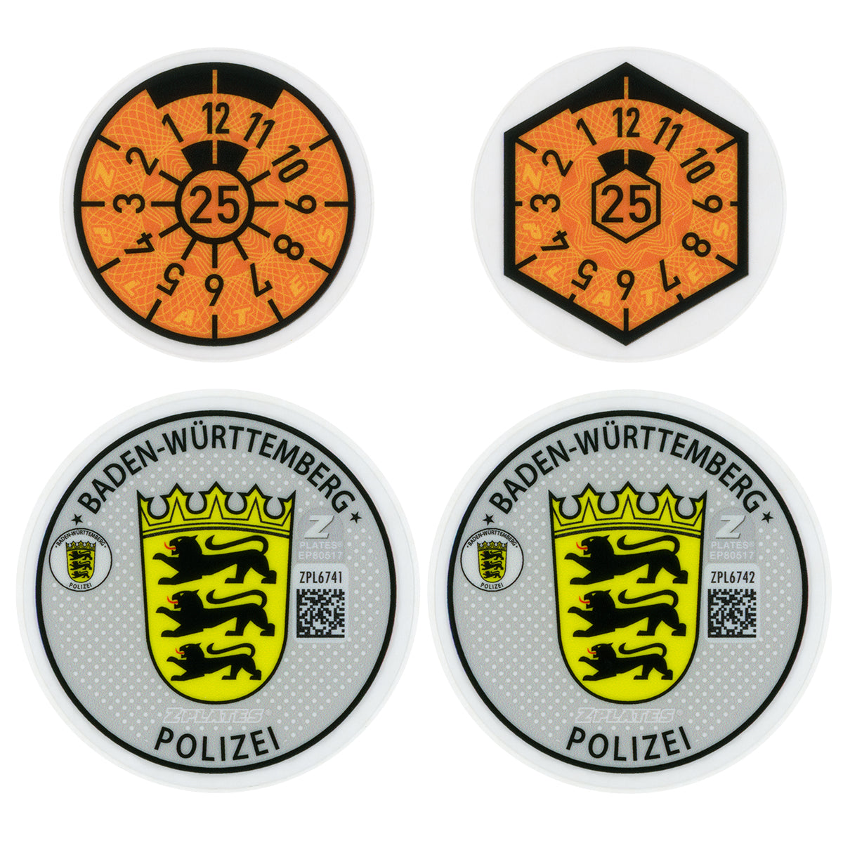 Stuttgart / Baden-Württemberg Police Registration Seal