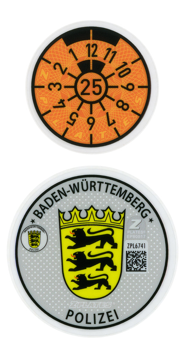 Stuttgart / Baden-Württemberg Police Registration Seal