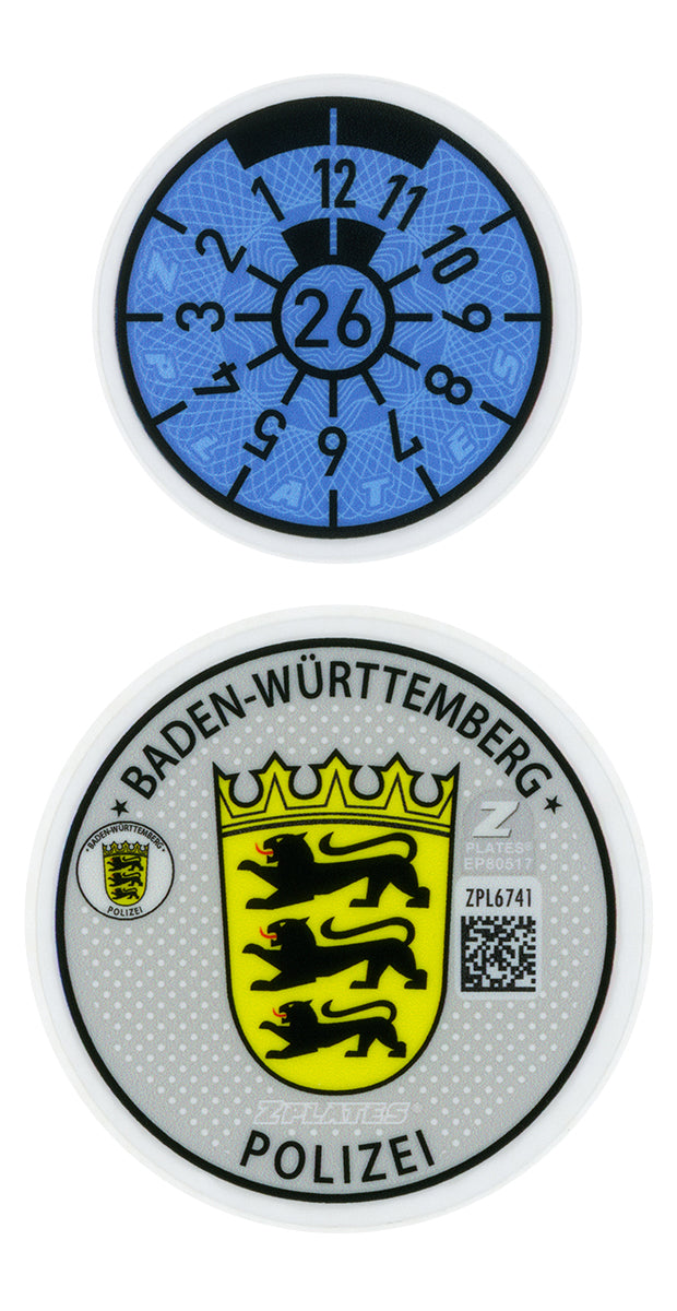 Stuttgart / Baden-Württemberg Police Registration Seal