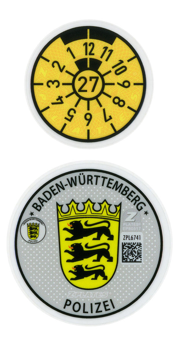 Stuttgart / Baden-Württemberg Police Registration Seal