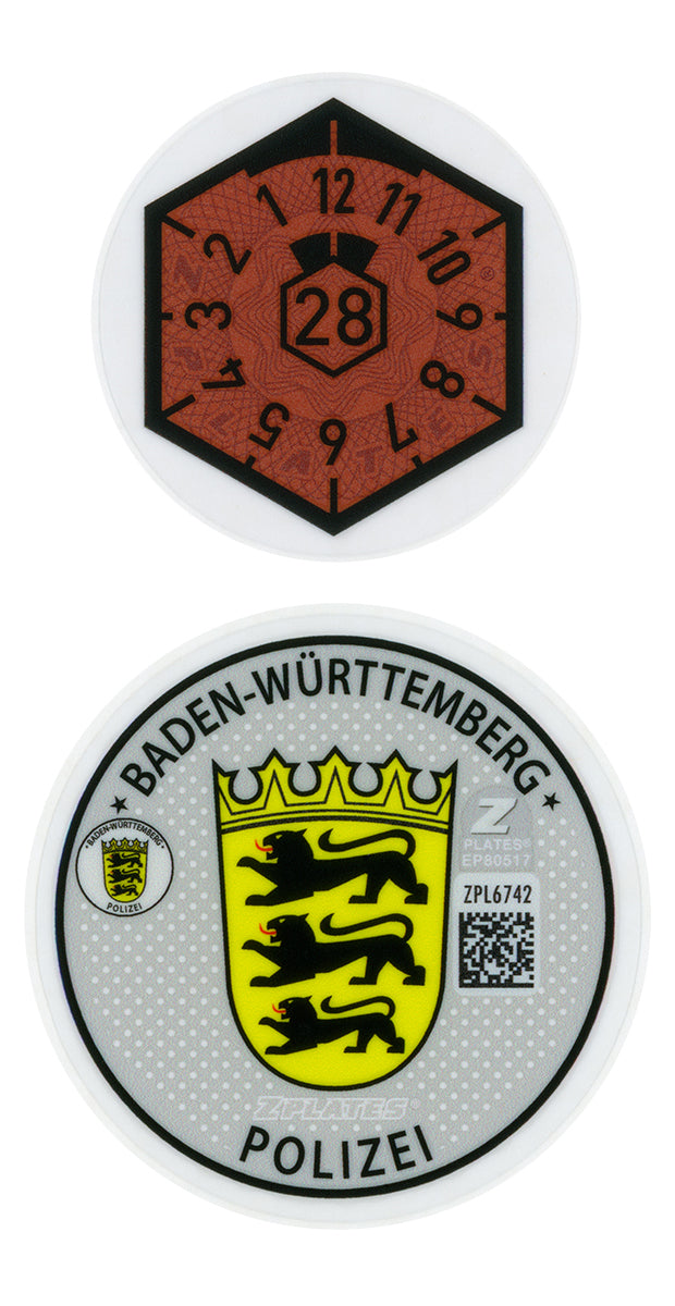 Stuttgart / Baden-Württemberg Police Registration Seal