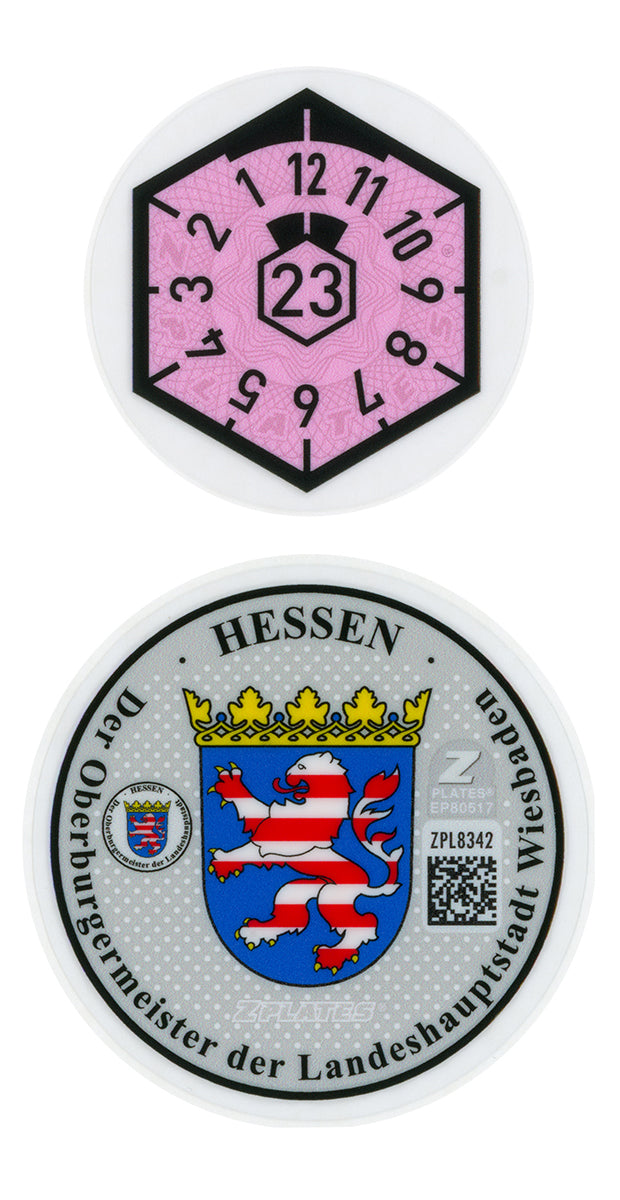 Wiesbaden Registration Seal (W)