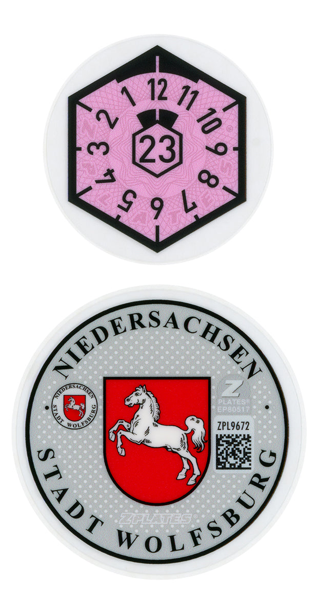 Wolfsburg Registration Seal (WOB)