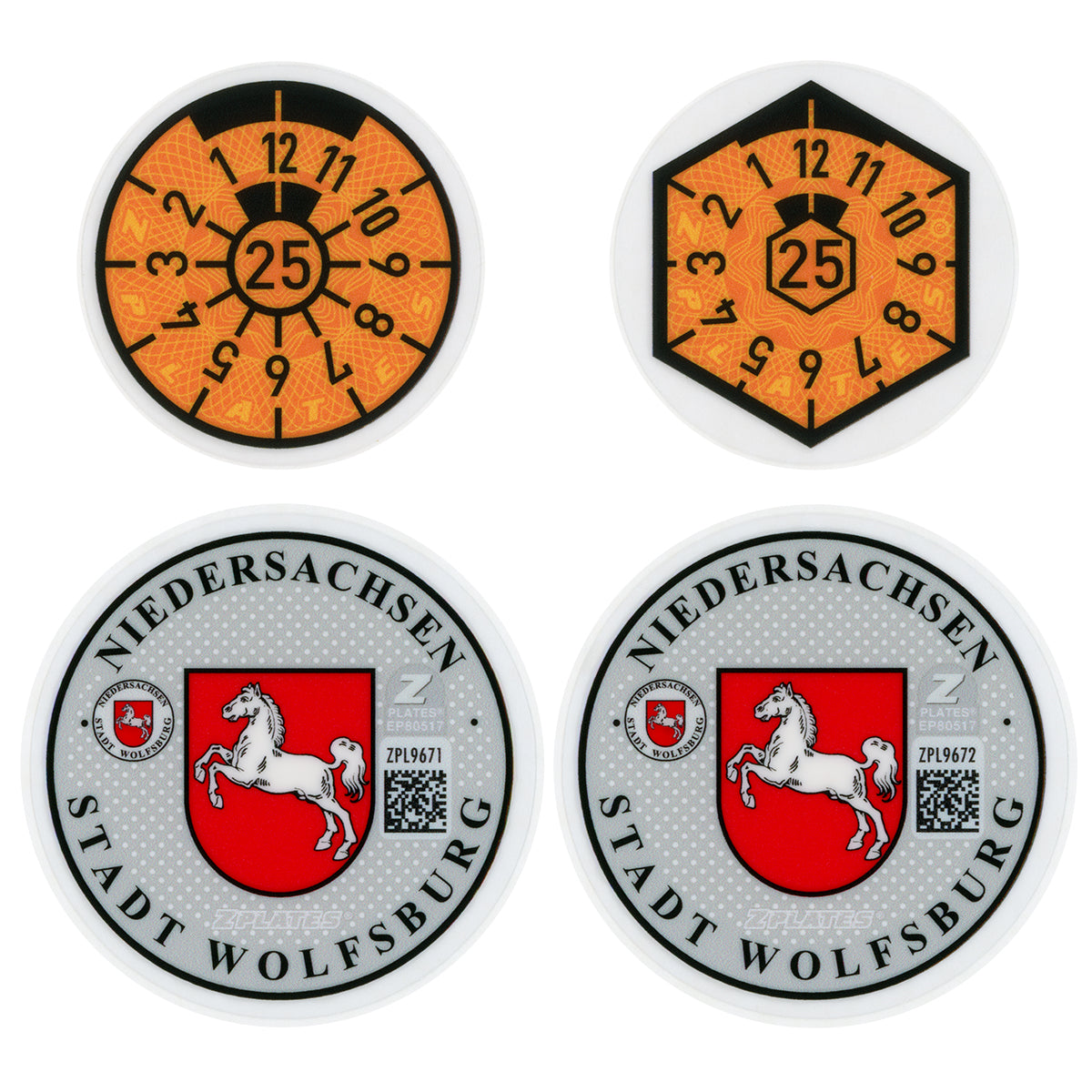 Wolfsburg Registration Seal (WOB)
