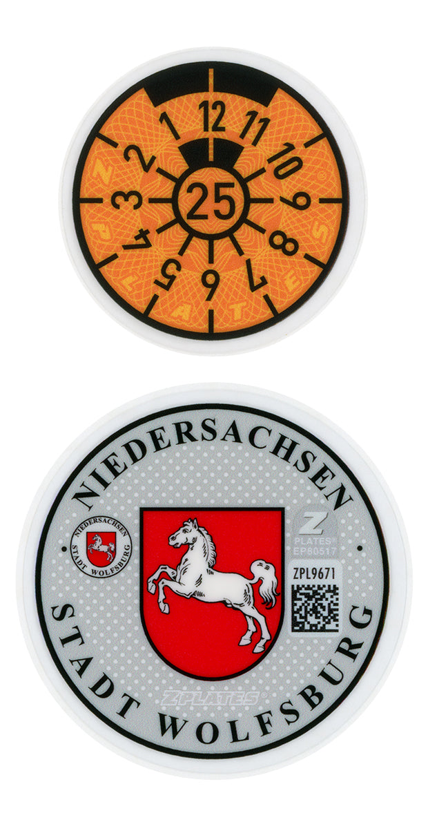 Wolfsburg Registration Seal (WOB)