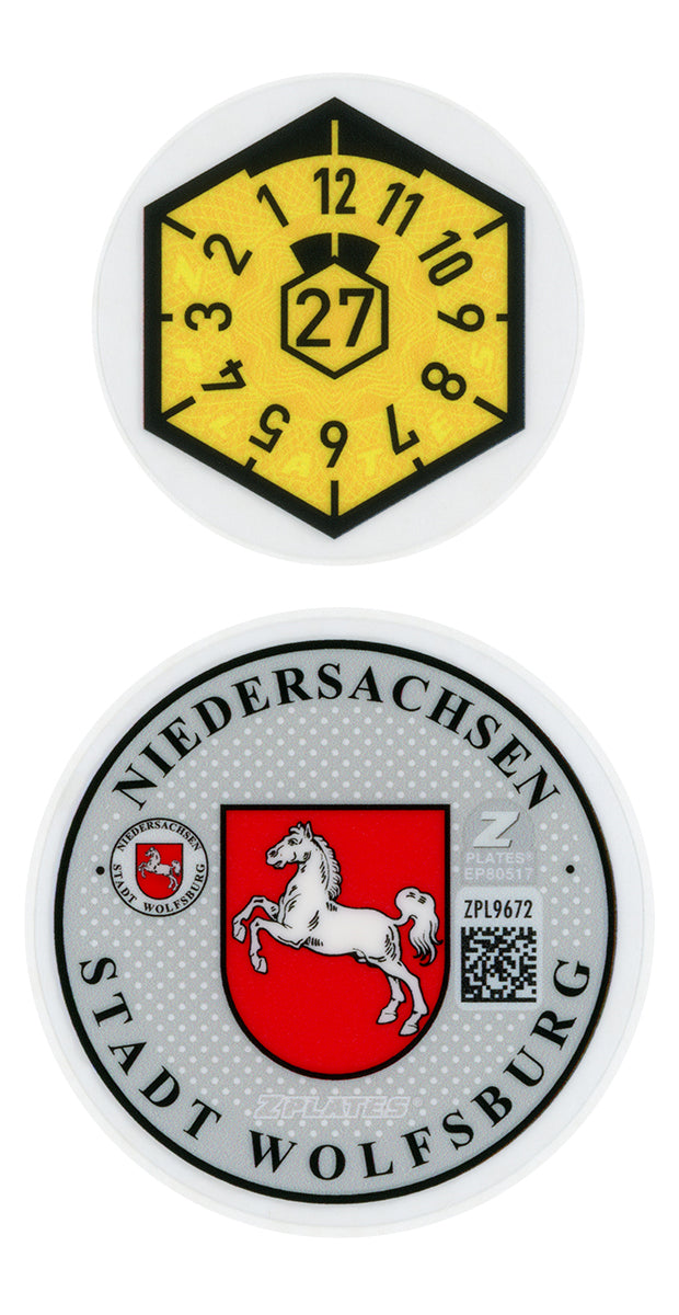 Wolfsburg Registration Seal (WOB)