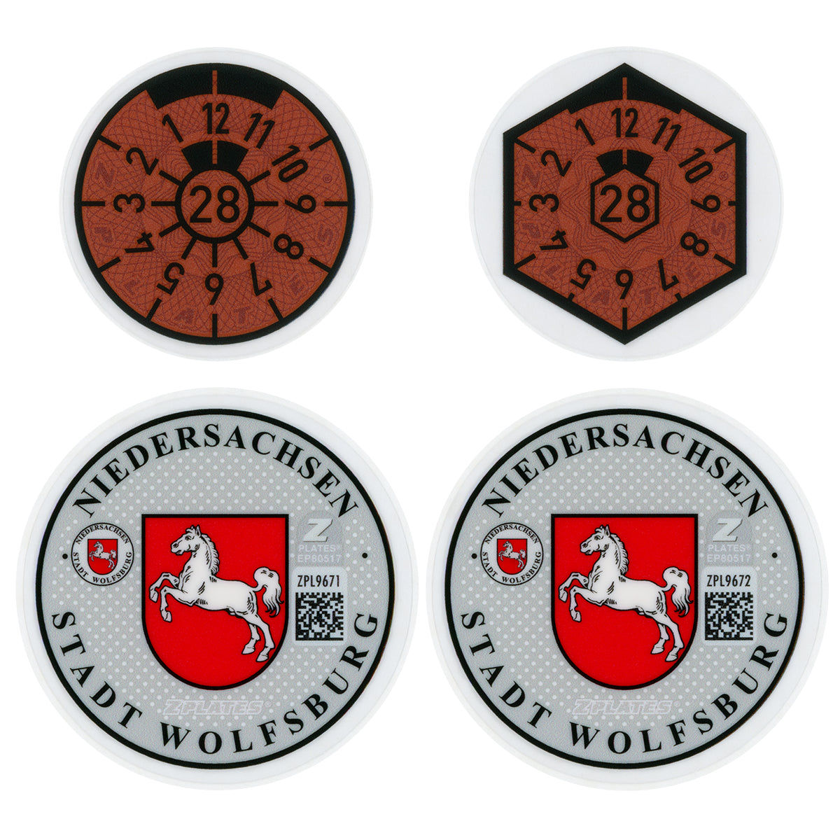 Wolfsburg Registration Seal (WOB)