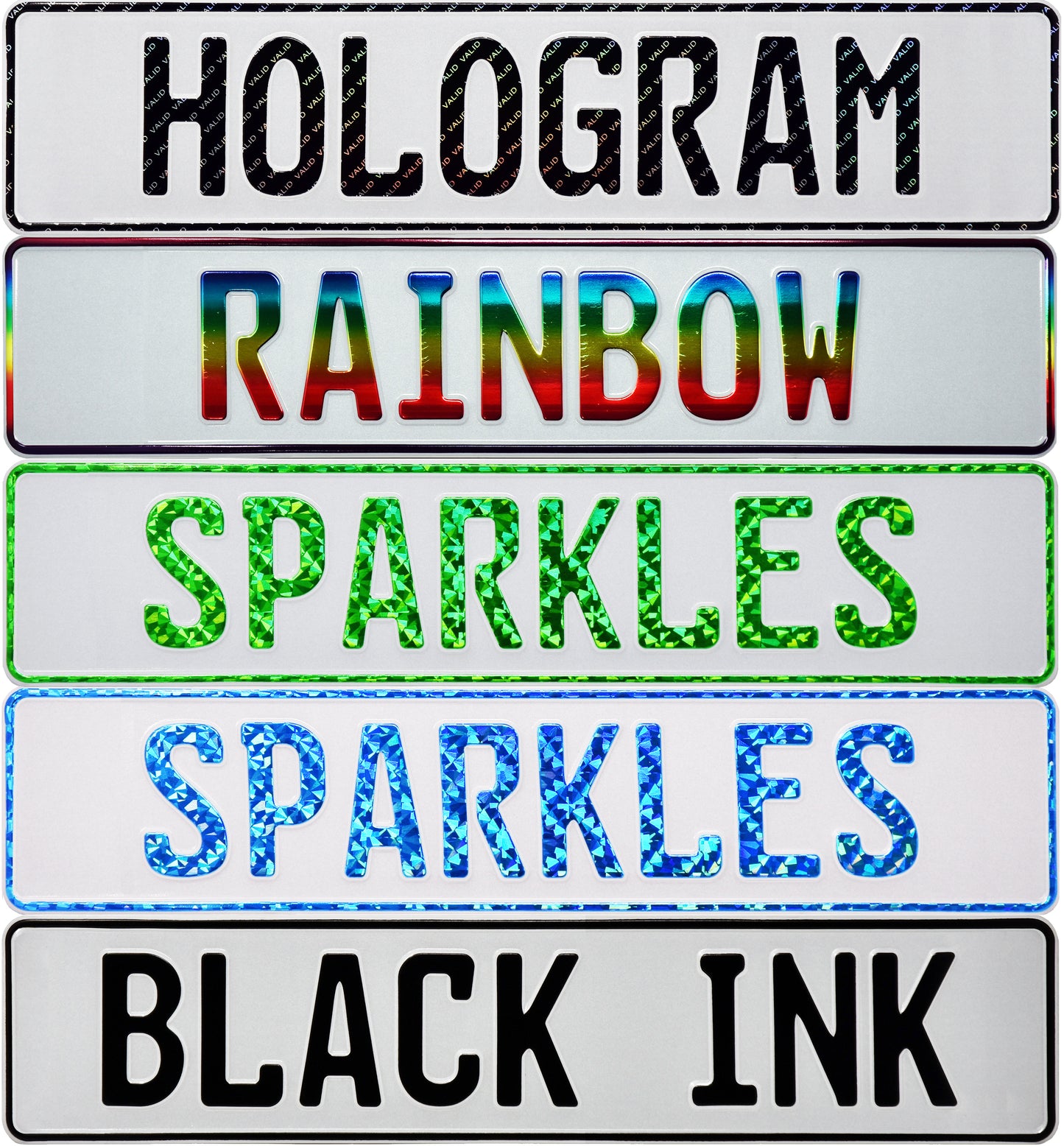 US State Flag Custom License Plate