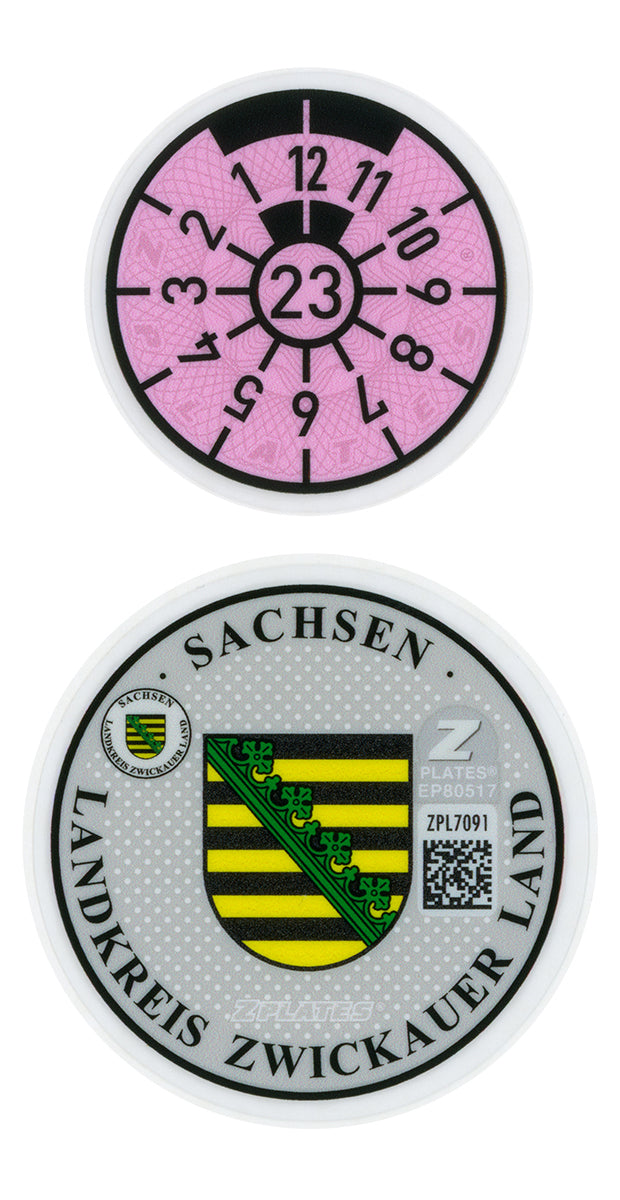 Zwickauer Land Registration Seal (Z)