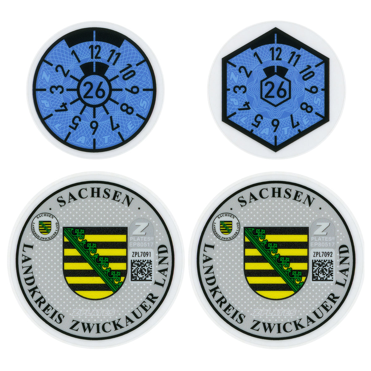 Zwickauer Land Registration Seal (Z)