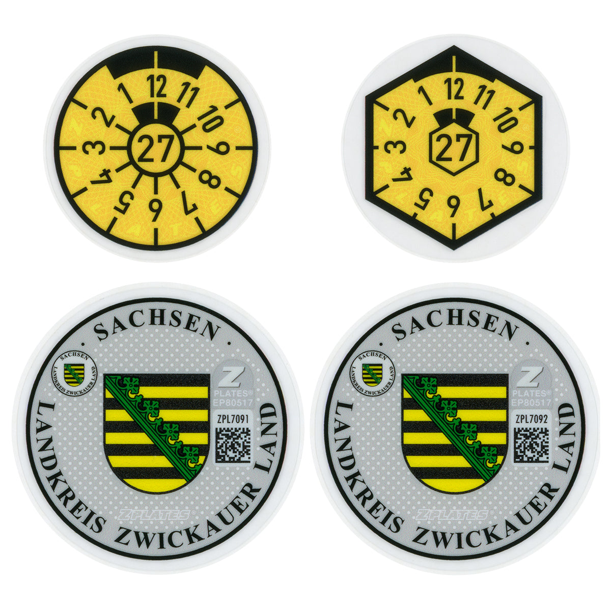 Zwickauer Land Registration Seal (Z)