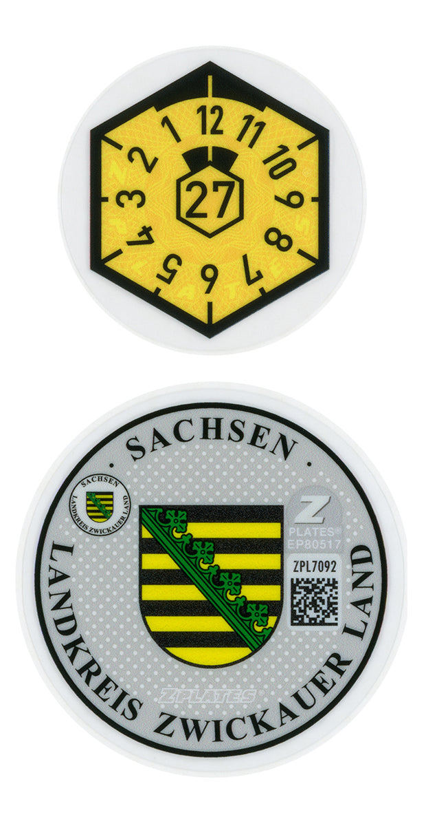 Zwickauer Land Registration Seal (Z)