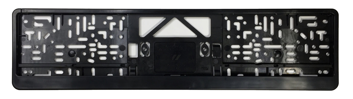 Standard German / European License Plate Frame - Black