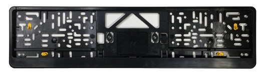 Premium German License Plate Frame - Evolution 3 - Black