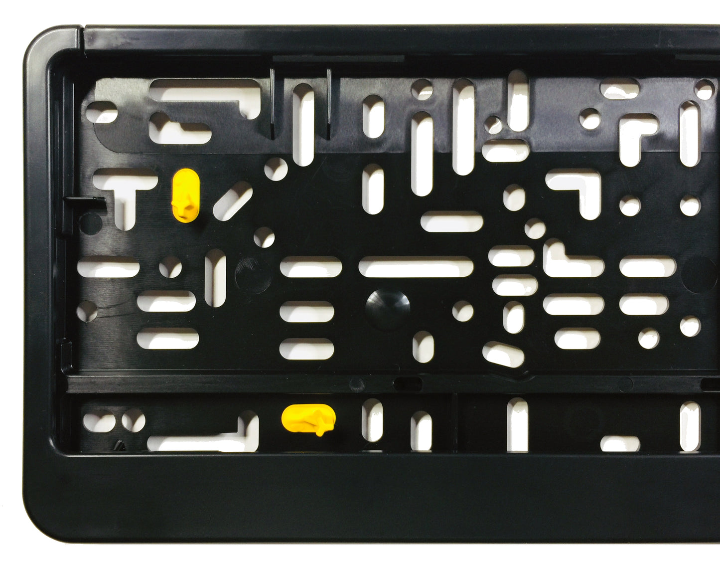 Premium German License Plate Frame - Evolution 3 - Black